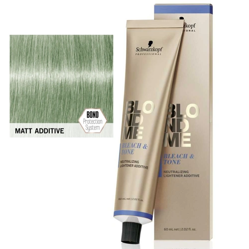 Schwarzkoppf BlondMe Bleach&Tone - Matt Additive Krémhajfesték 60ml főképe